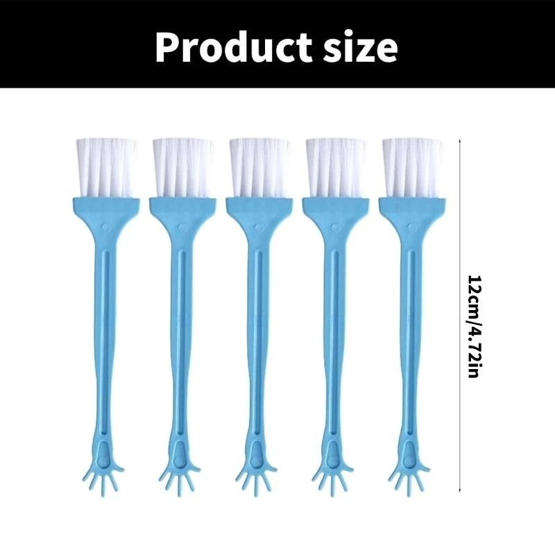 J0MC 5pcs Compact Computer Tastiera Mini Cleaner Brush per impiegati e studenti
