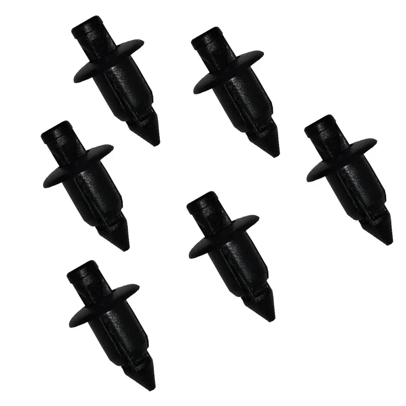 10/50Pcs 6mm Black Fairing Body Trim Panel Fastener Screw Clips For Honda ATV Motorcycle Accessories Auto Fastener & Clips