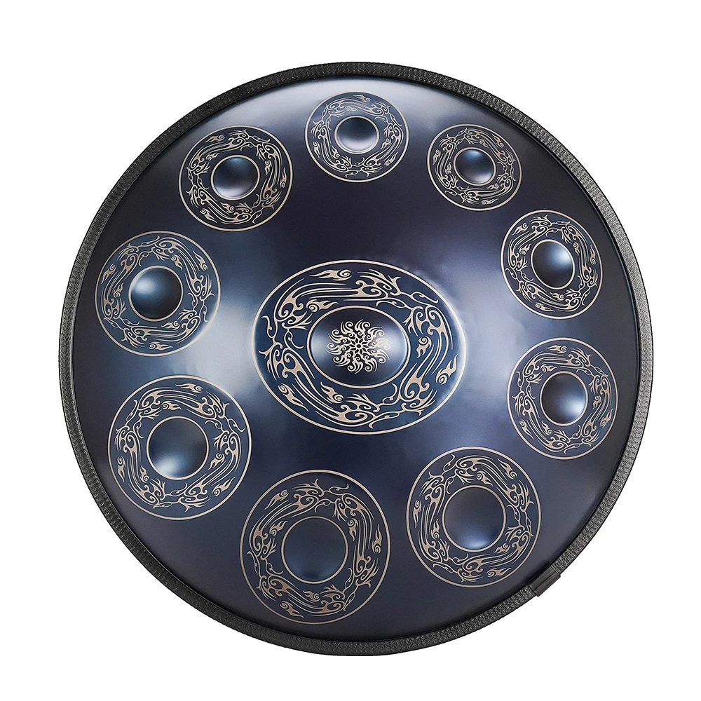 9/10/12 notes 432Hz handpan drum D minor 22 inch tambor meditation instrument yoga music drum beginner steel tongue drum gift