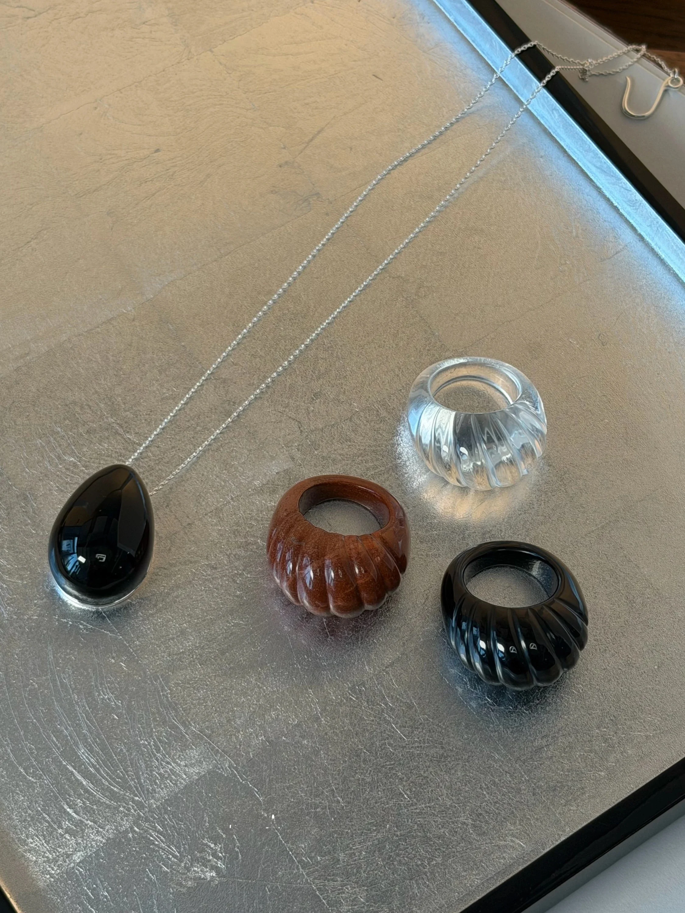 sophiebuhai-–-bague-en-agate-noire-et-jade-rouge-design-simple-perles-de-verre-collier-en-argent-925-forme-goutte-d'eau-bijoux-unisexes-a-la-mode