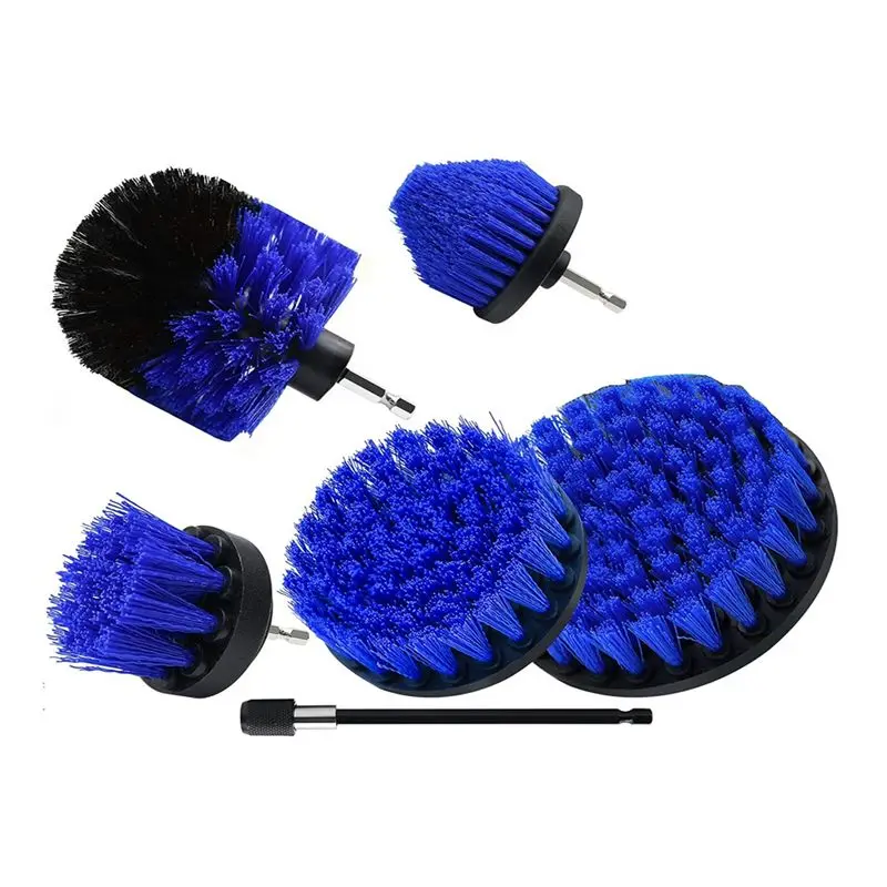 ABVG-Drill Brush Attachment Set Power Scrubber Brush With 1Pcs Extend Long Attachment, Drill Scrub Brush For Cleaning