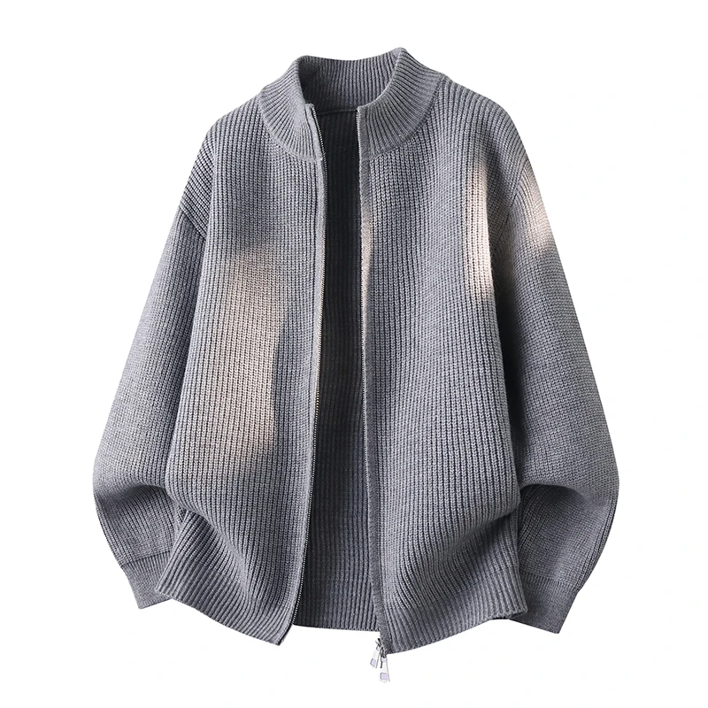 Autumn Winter Trendy Cardigans for Men Simple Versatile Trendy Loose Knitwear Versatile Casual Sweaters