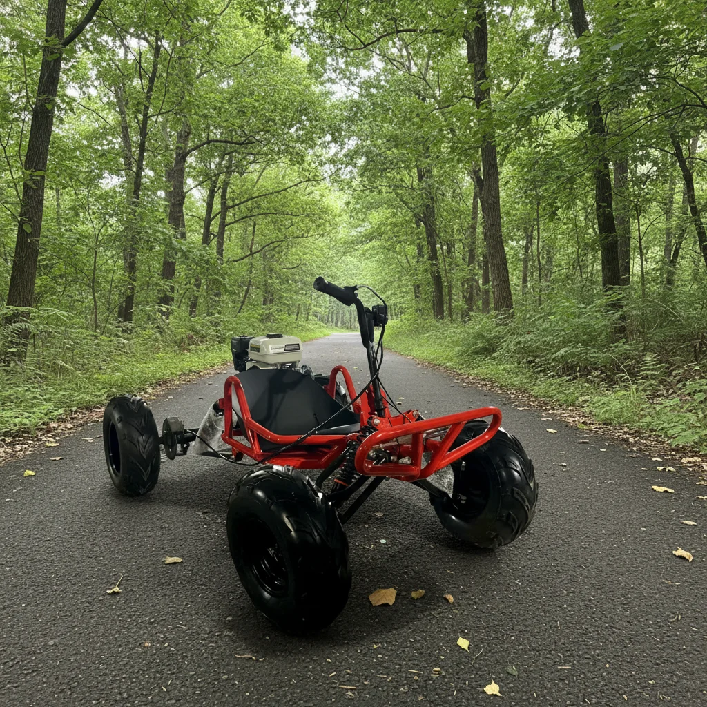 New 212cc 4-stroke 70 km/h -powered Outdoor Drift Car 8/10inch Tire Designed Specifically for Amusement Parks Go Cart