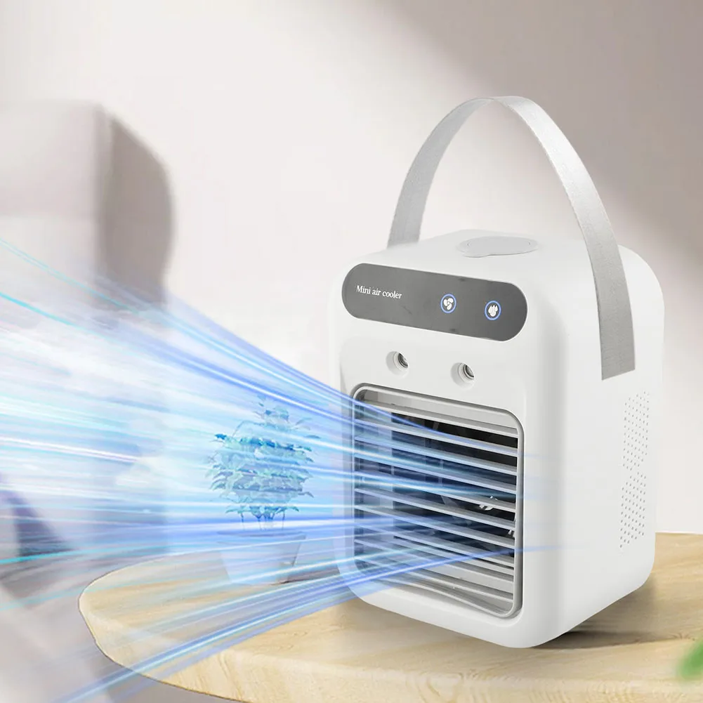 Home Cooling Solution Portable Air Conditioner Versatile Portable Cooling Solution Battery Powered Fan Compact Cooling Device