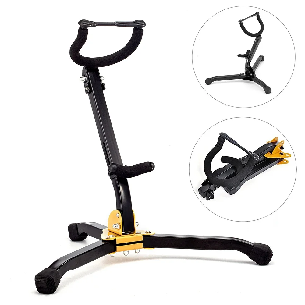 

Alto Tenor Saxophone Stand Portable Foldable Sax Tripod Adjustable Saxophone Floor Bracket Wind Instrument Accessories 2024