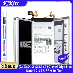 Battery for Samsung Galaxy Note 1 2 3 4 5 7 8 9 10 Plus/S2 S3 S4 S5 S6 S7 S8 S9 mini Edge Plus SM N910H i9300 i9305 G955F G950F