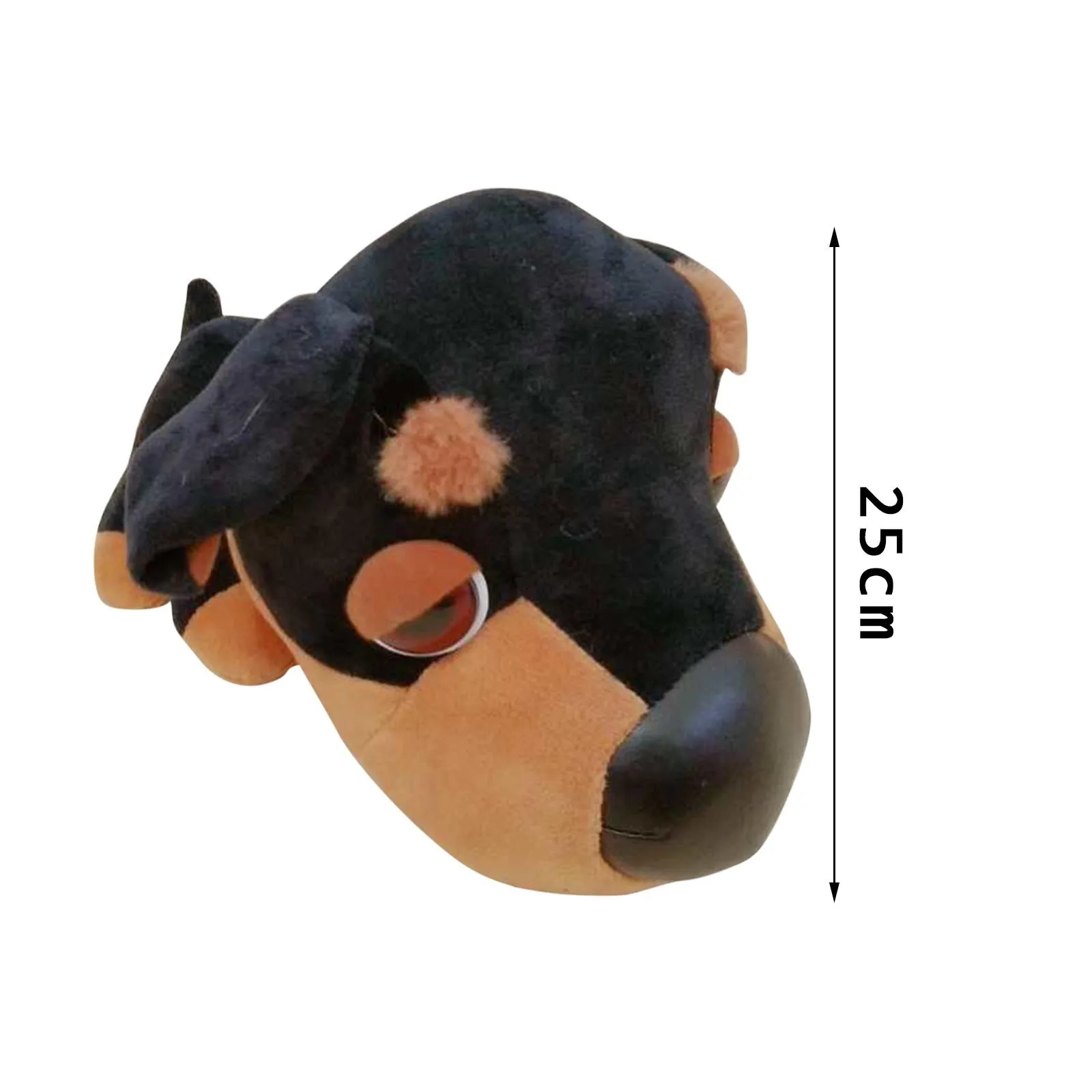 Rompecabezas de tela, juguete de peluche artístico, perro de ojos grandes para ayudar a la comodidad del bebé, adornos para dormir