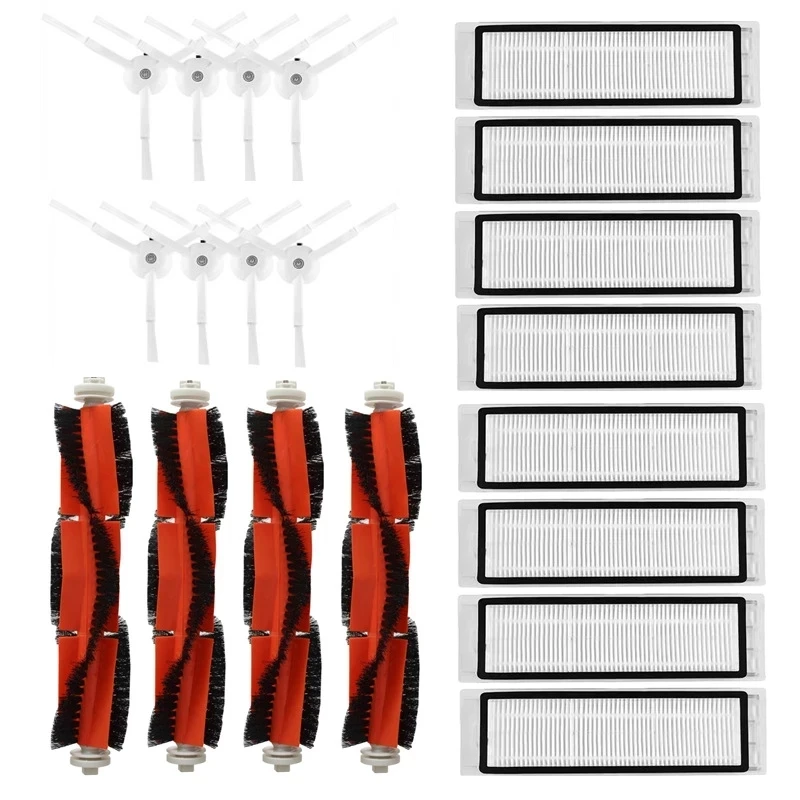 샤오미 미지아 1S 용 헤파 필터, 로보락 S5 S50 맥스, 미 로봇 진공 청소기, 걸레 롤러 사이드 브러시 액세서리, 예비 부품 키트