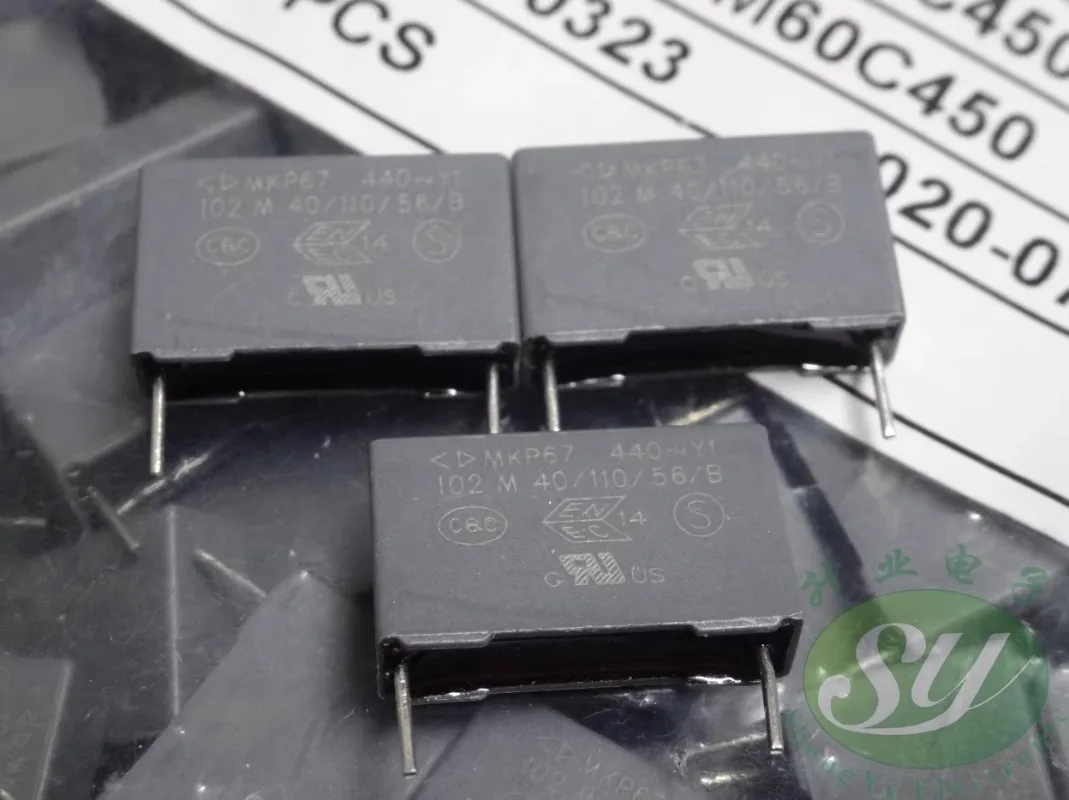 10PCS Xiamen Fara MKP67 0.001uf/440vAC 1nf 1000pF 1n0 102 Nowy kondensator foliowy Y1