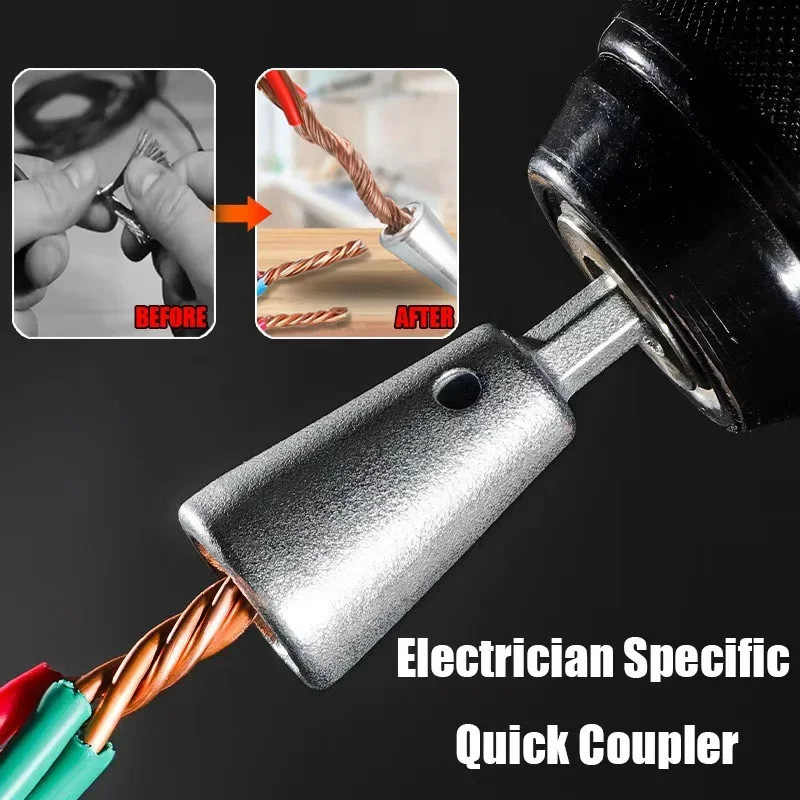 أداة لف الأسلاك الكهربائية - مقبض الإعصار لمحركات مثقاب الطاقة، وجهاز لف الكابلات السريعة