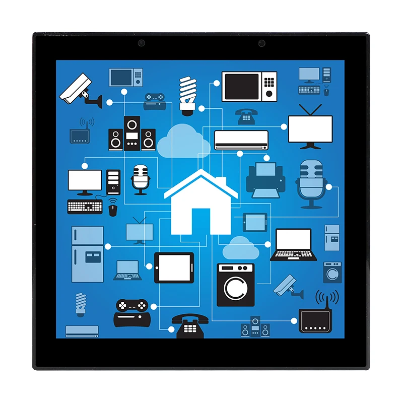 

New 4 Inch Smart Home Control Panel Wall White Color Touch Switch