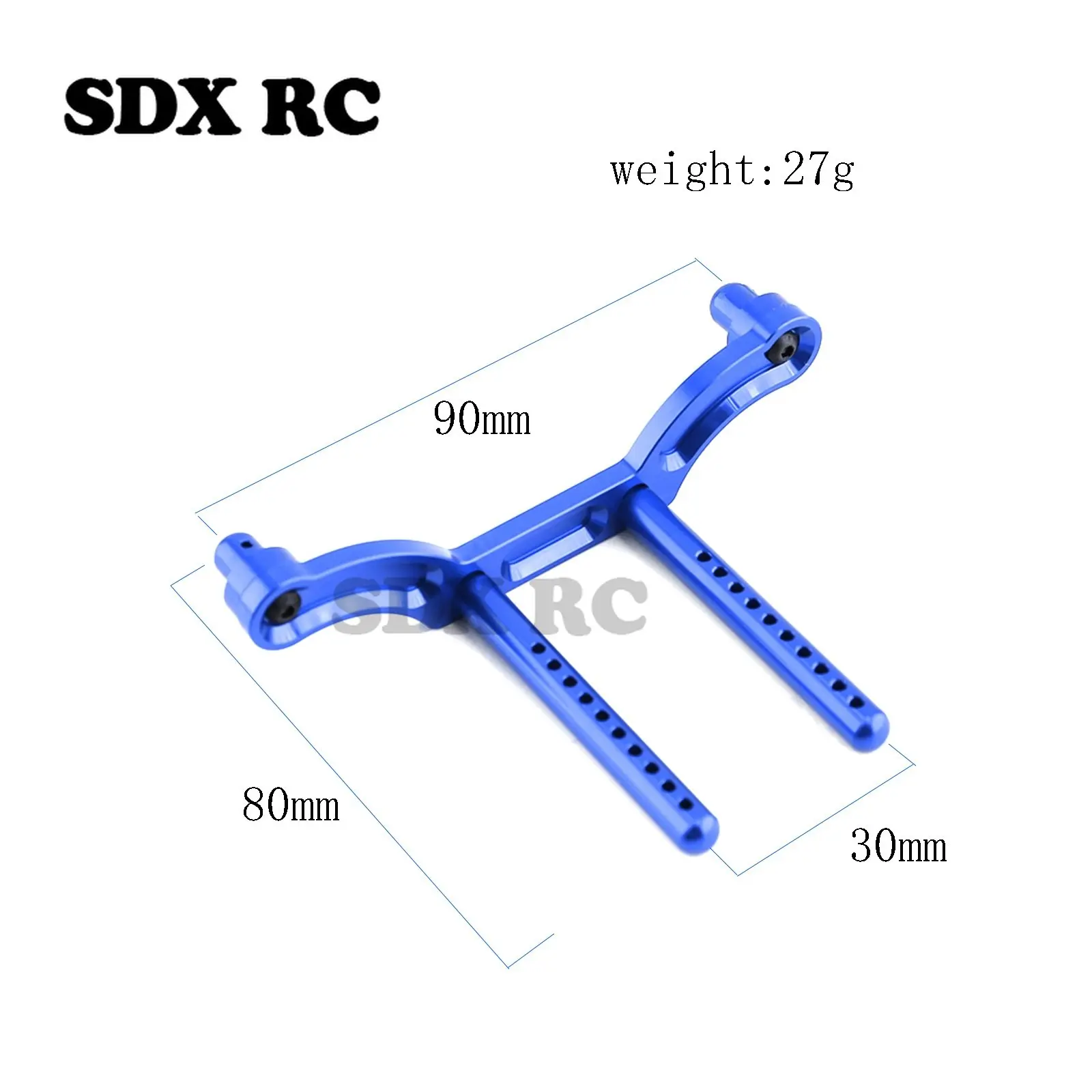 2pcs Metal RC Car Front and Rear Body Post Mounts Shell Column for HPI Savage X Flux XL 1/8 RC Car Upgrade Parts