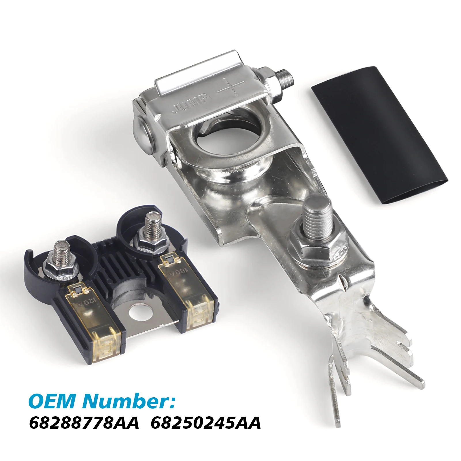 

Battery Circuit Fuse Kit 180Amp 120Amp BFT with Nuts For Dodge Ram1500 2500 3500 2013-2019 68164797AA 68250245AA 956-356