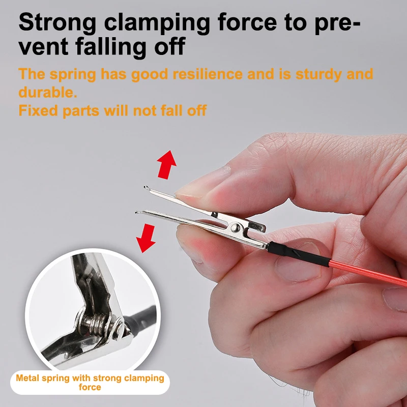 

10Pcs MS130 Reverse Painting Clips - Professional Airbrushing Tool for Models, Metal Spray Painting Assistant