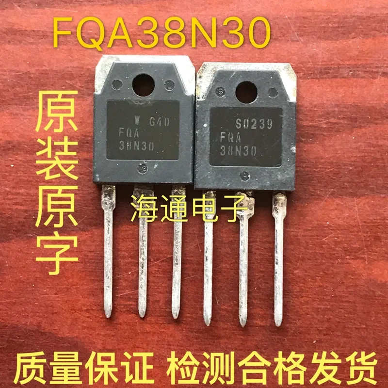 Original 10pcs/lot FQA38N30 38n30 MOSFET N-CH 300V 38.4A TO-3P TO-247 38n30 High Power Transistor