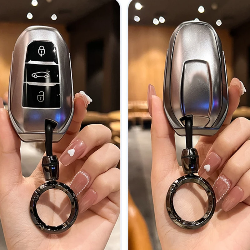 

Business Style for Peugeot 2008 3008 4008 5008 308 408 508 Citroen C1 C2 C4 C6 C3-XR Picasso Grand DS3 DS5 Key Case Cover Fob