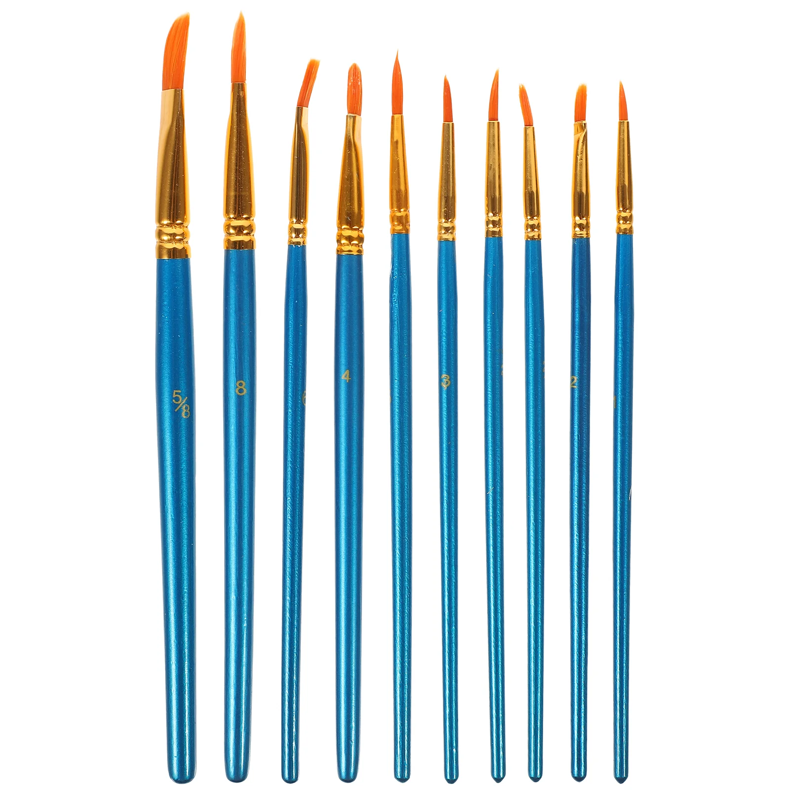 10 Pcs Brush Painting Pen Travel Kids Watercolor Nylon Oil for Beginner Artists