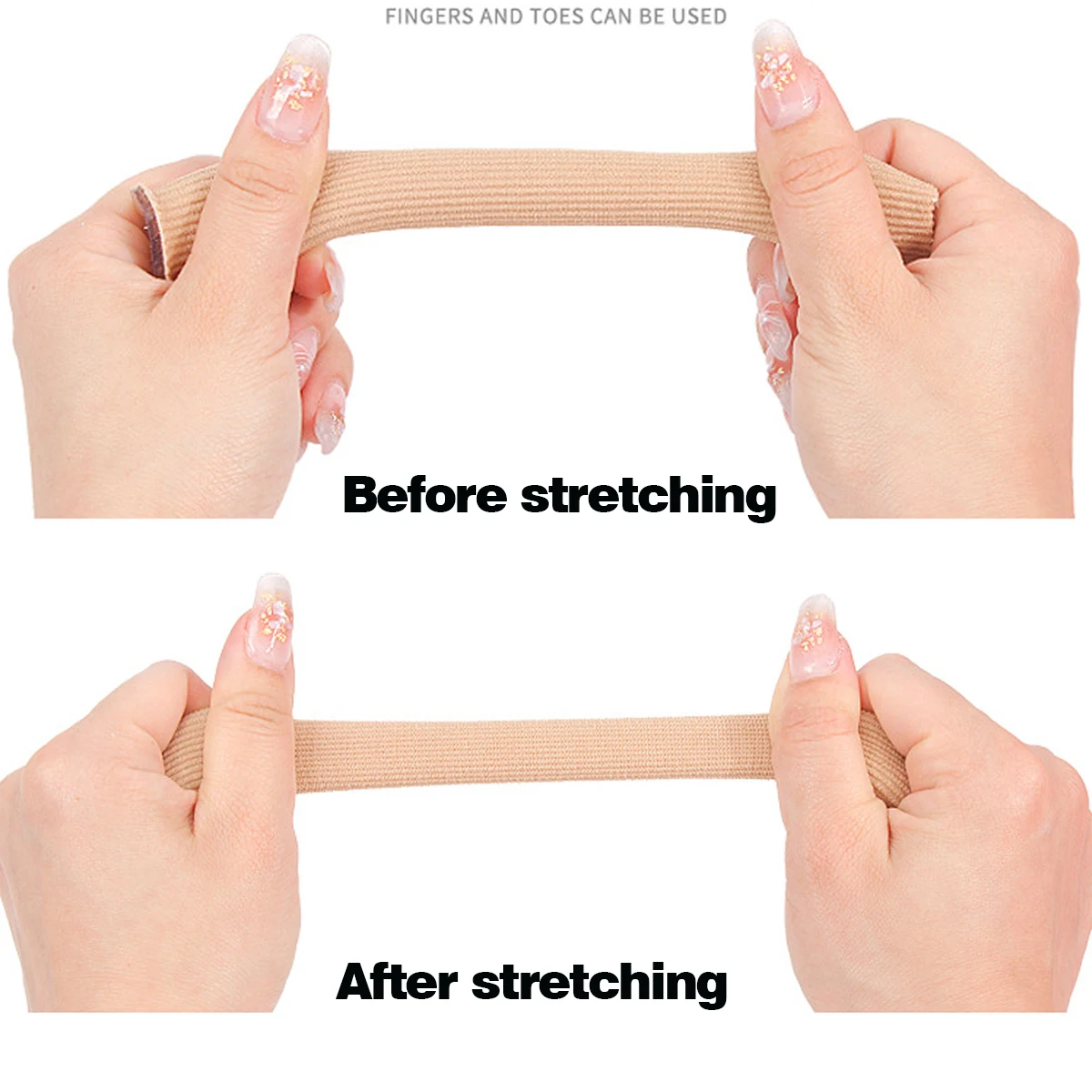 1 stuks teenbescherming, vingerbescherming, teenkussenhoezen, verlicht en beschermt likdoorns, blaren, hamerteen en eelt