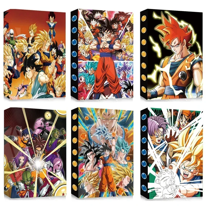 240Pcs Dragon Ball Card Album Anime Game Cards Map Holder Binder Son GOKU Vegeta Card Protector Collection Folder Toy Kid Gift