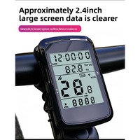 Bicycle Computer Wireless GPS Bike Speedometer MTB Road Bike Cycling Odometer USB Rechargeable Waterproof Digital Stopwatch