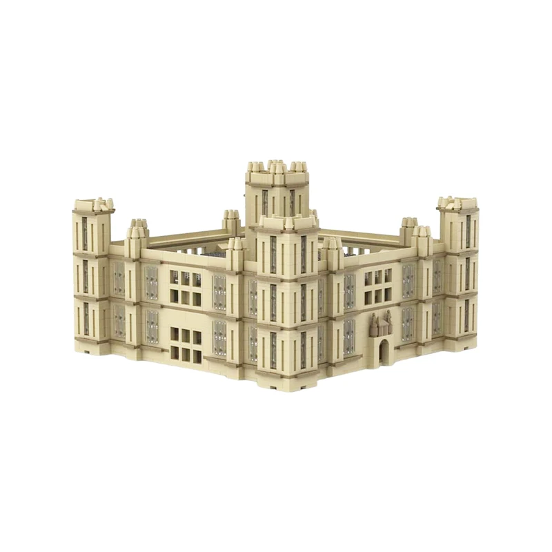 MOC Vintage British Manor House Building Blocks Royal Estate Castle Victorian Architecture DIY Bricks Model Toy Gift Adults