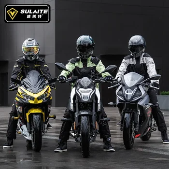 HEROBIKER Waterproof Motorcycle Rain Suit 5 Motorcycle Raincoat Suit Rainstorm Prevention Jacket Pants Camping Hiking Fishing Raincoat Moto Raincoat Motorcyclist Rider Rain 5