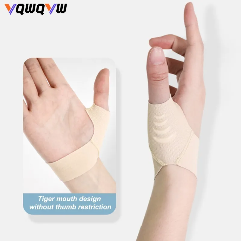 1Pcs Thumb Wrist Brace Compression Sleeve for Arthritis Pain Relief Protector Support, Soft Elastic Fabric Thumb Spica