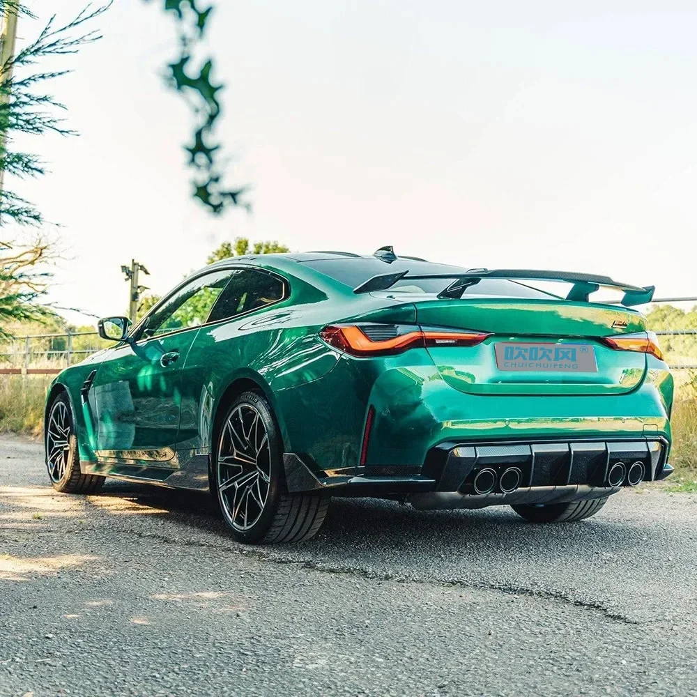 G80 M3 G82 M4 MP Style Dry Carbon Fiber Rear Trunk Wing Spoiler do BMW M3 M4 G80 G82 2021+ Spoiler Body Kits Akcesoria samochodowe