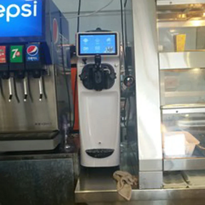 

Vertical Ice Cream Maker Automatic Ice-cream Making Commercial Soft Serve Ice Cream Machine for Business Food Truck