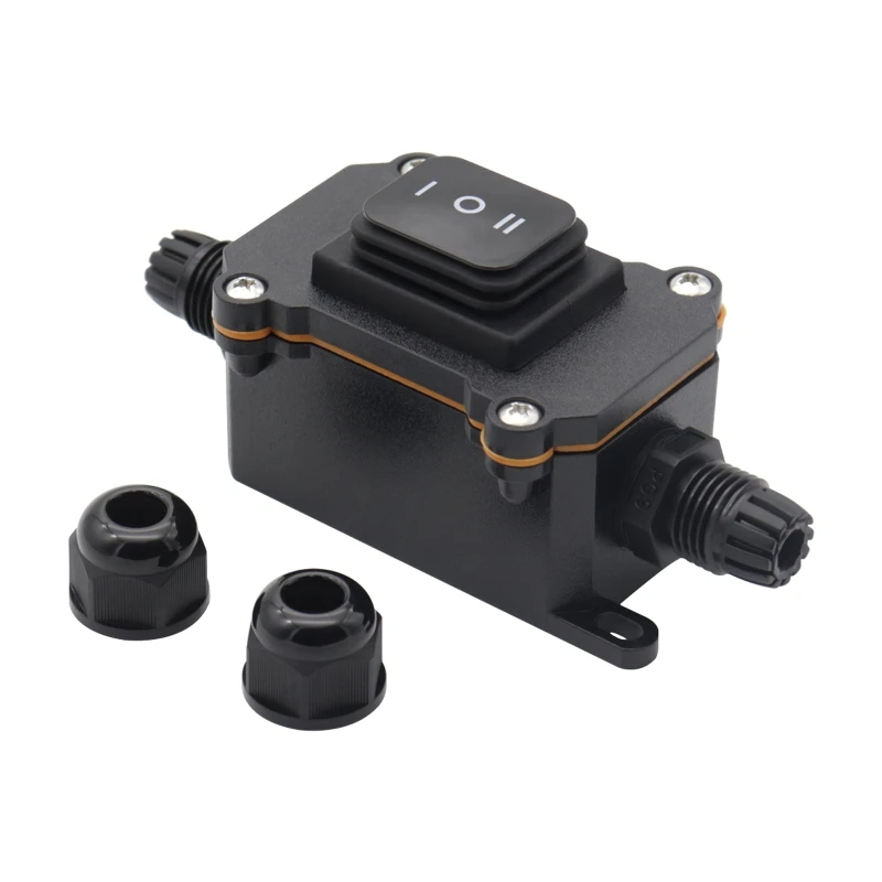 IP68 Waterproof 16A Heavy Duty Large Current Inline Cable Switch Power Refitting Automotive Power Switch