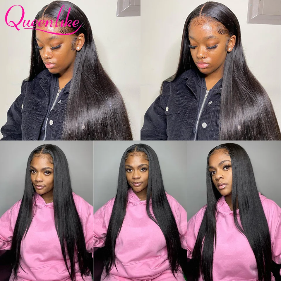 26 inch 13x4 Straight Human Hair Lace Frontal Wig 10A Top Quality Brazilian Wigs on Sale 100% Human Hair Wigs For Women