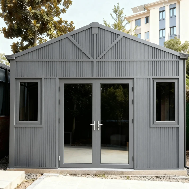 Customized Nanny Room Space Room Aluminum  Hous  Sandwich Panel Pavilion Outdoor Courtyard Garden House Metal Roof Sunroom
