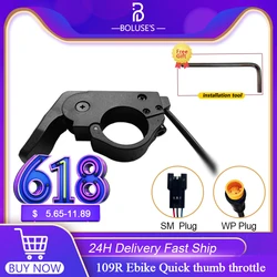 Ebike Thumb Throttle Quick Disassembly Left/Right 109R For 12V-72V Electric Bicycle Accessories Cycling