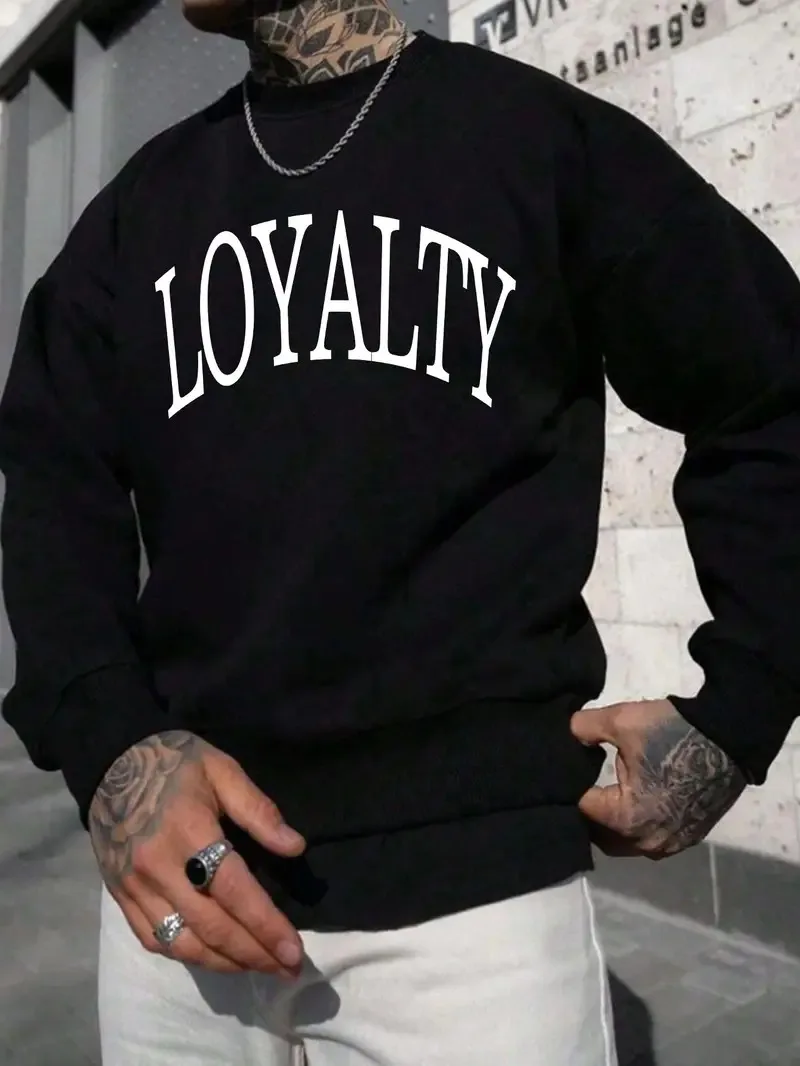 

Мужская толстовка свободного кроя с капюшоном 270 г, черный уличный пуловер, повседневные толстовки в американском стиле, подходят для зимних сезонов