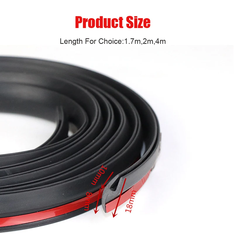 Type H Seal Rubber Car Seals Windshield Elastic Band Front Rear Dashboard Windshield Sunroof Dustproof Sealing Strip For Auto