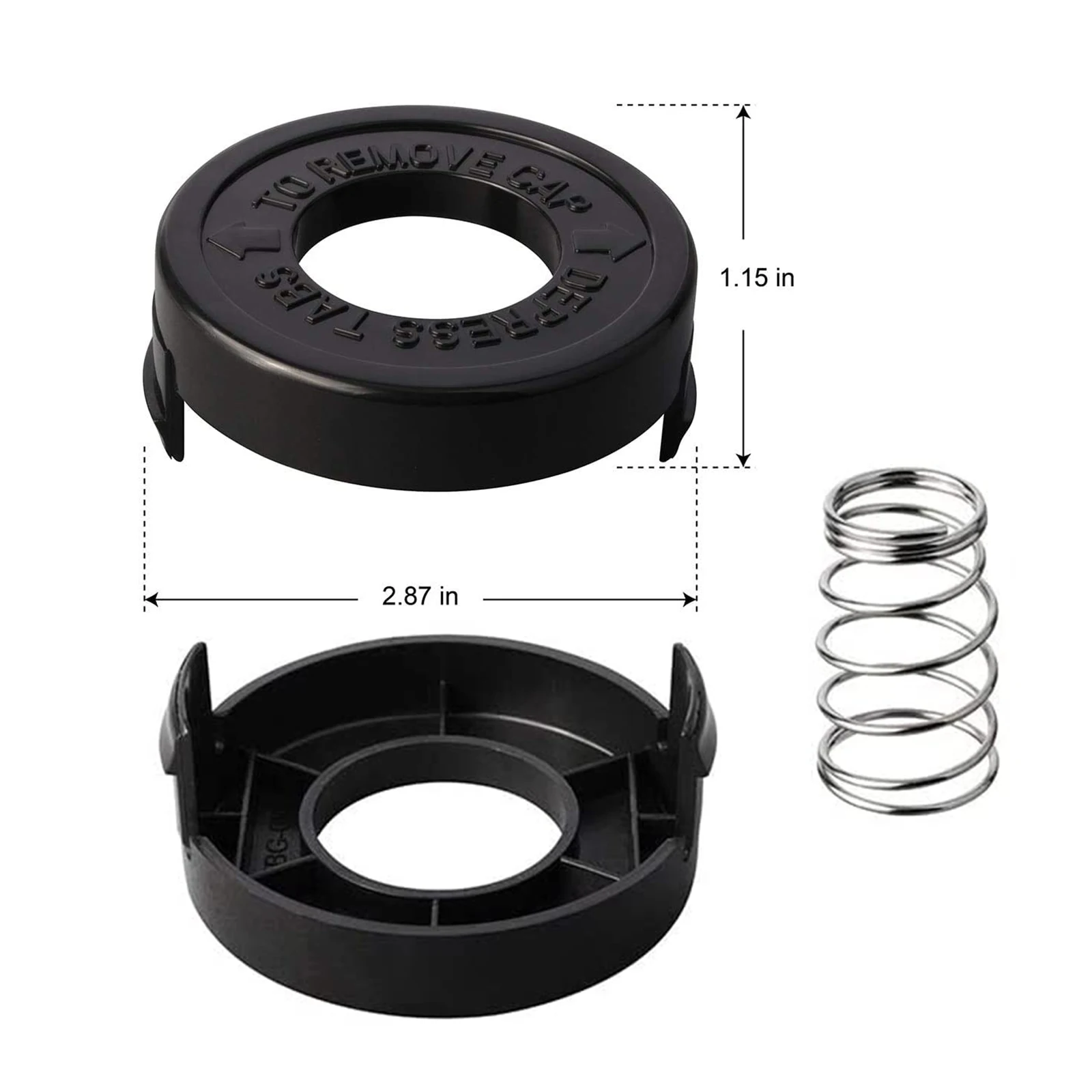 RS-136 Cap Cover 682378-02 Cap Model Compatible With For Home Garden Tool String Trimmer Parts Accessory In Stock