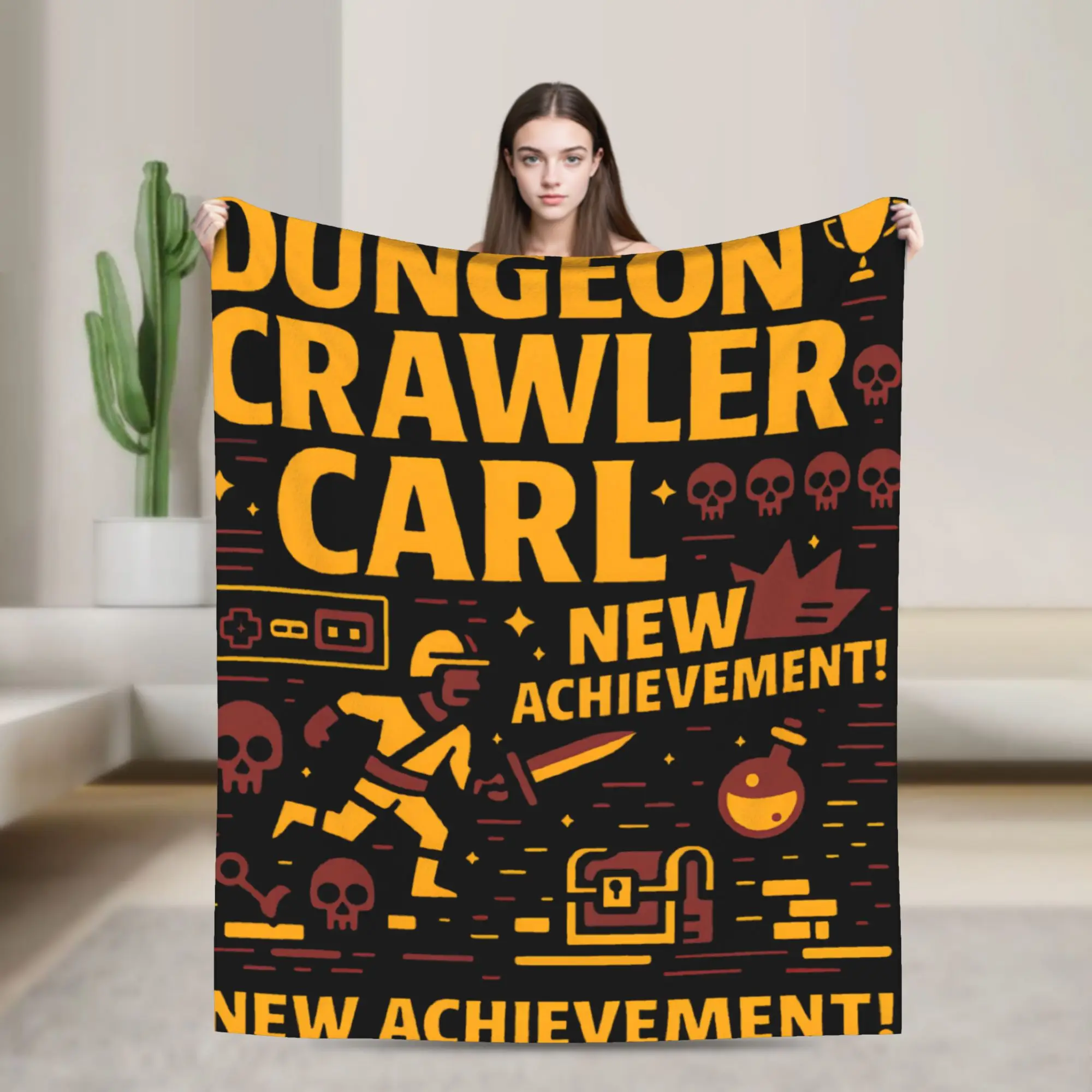 This Is An Outrage Dungeon Crawler Carl Meme Blanket Multi-size Cozy and Lightweight  Throw Blankets for Sofa Couch and Bed
