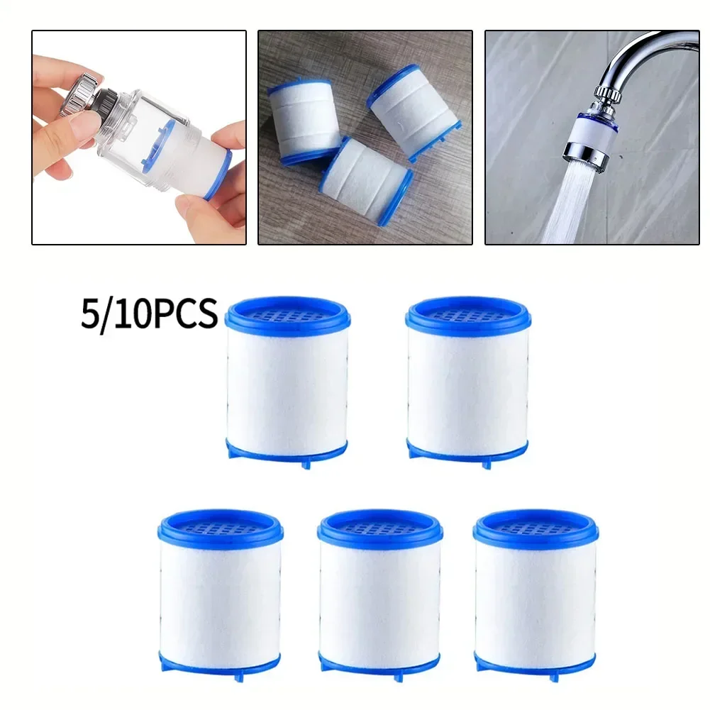 5/10PCS Faucet Water Purifier Filter Element Shower PP Cotton Filter Element Home Kitchen Appliance Accessories