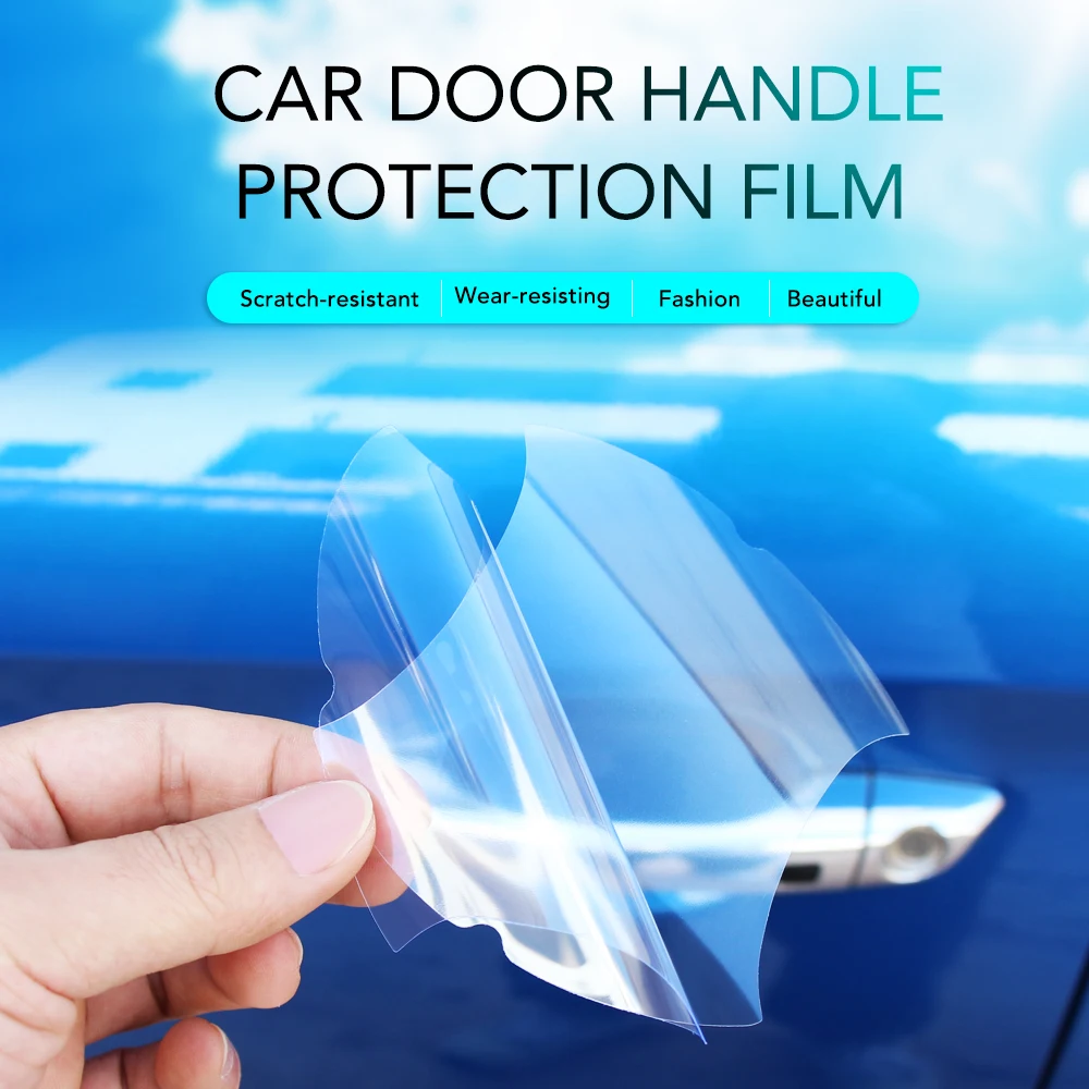 5pcs universal Invisible Car Door Handle Protector Film sticker for BMW 318ic 318ti 2002 - 2009 330ci 2001 - 2006 325ci