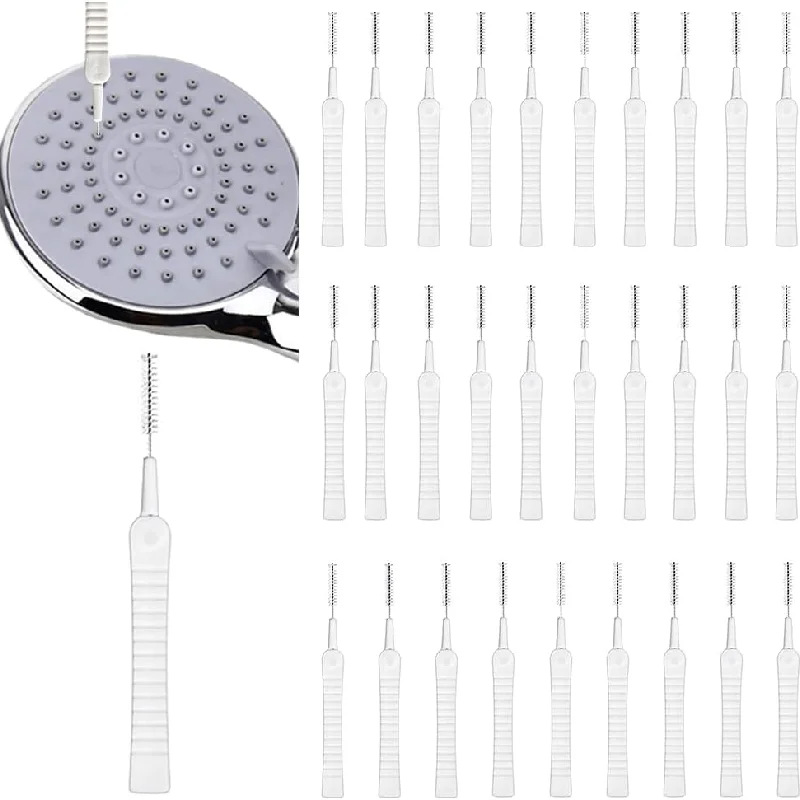 

50/100Pcs Small Shower Head Cleaner, Deep Detail Crevice Shower Head Cleaning Brush, Shower Head, Phone Hole and Tooth Scaler