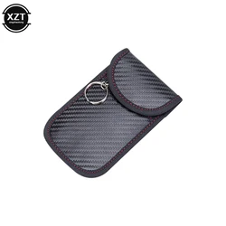 2023 Car Key Signal Blocker Case Faraday Cage Fob Pouch Keyless RFID Blocking Bag Key Bag