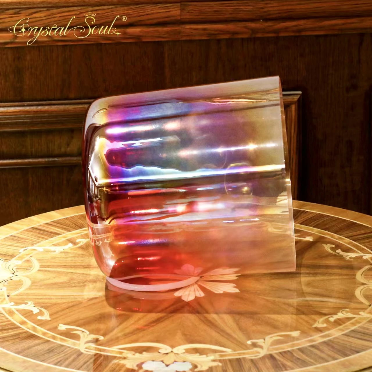 كريستال سول كلاسيك سبعة الشاكرات الأحمر كريستال جرس الموسيقى مجموعات التأمل كيمياء السلطانيات مصدر الشركة المصنعة #5