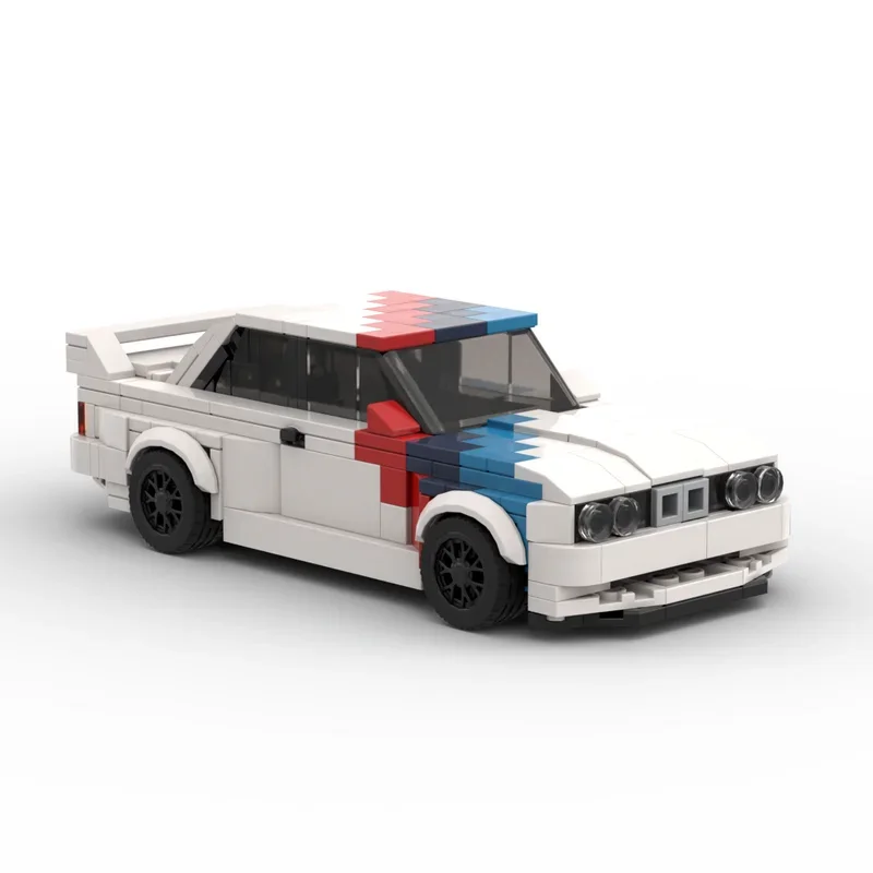 Moc Speed E30 M3 Racer Cars City Sportfahrzeug Bausteine Kreatives Garagenspielzeug für Jungen Klassisch