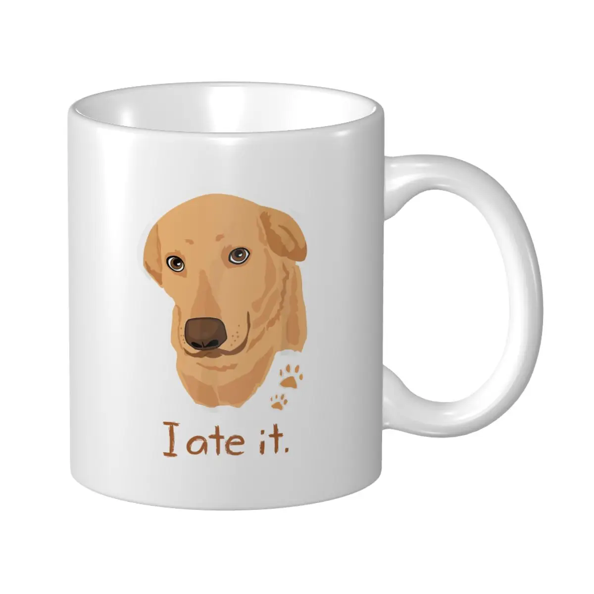 Mark Cup Mug Cute Golden Yellow Lab Gifts Labrador Retriever Face Dog Labby Coffee Mugs Tea Milk Water Cup Travel Office Home