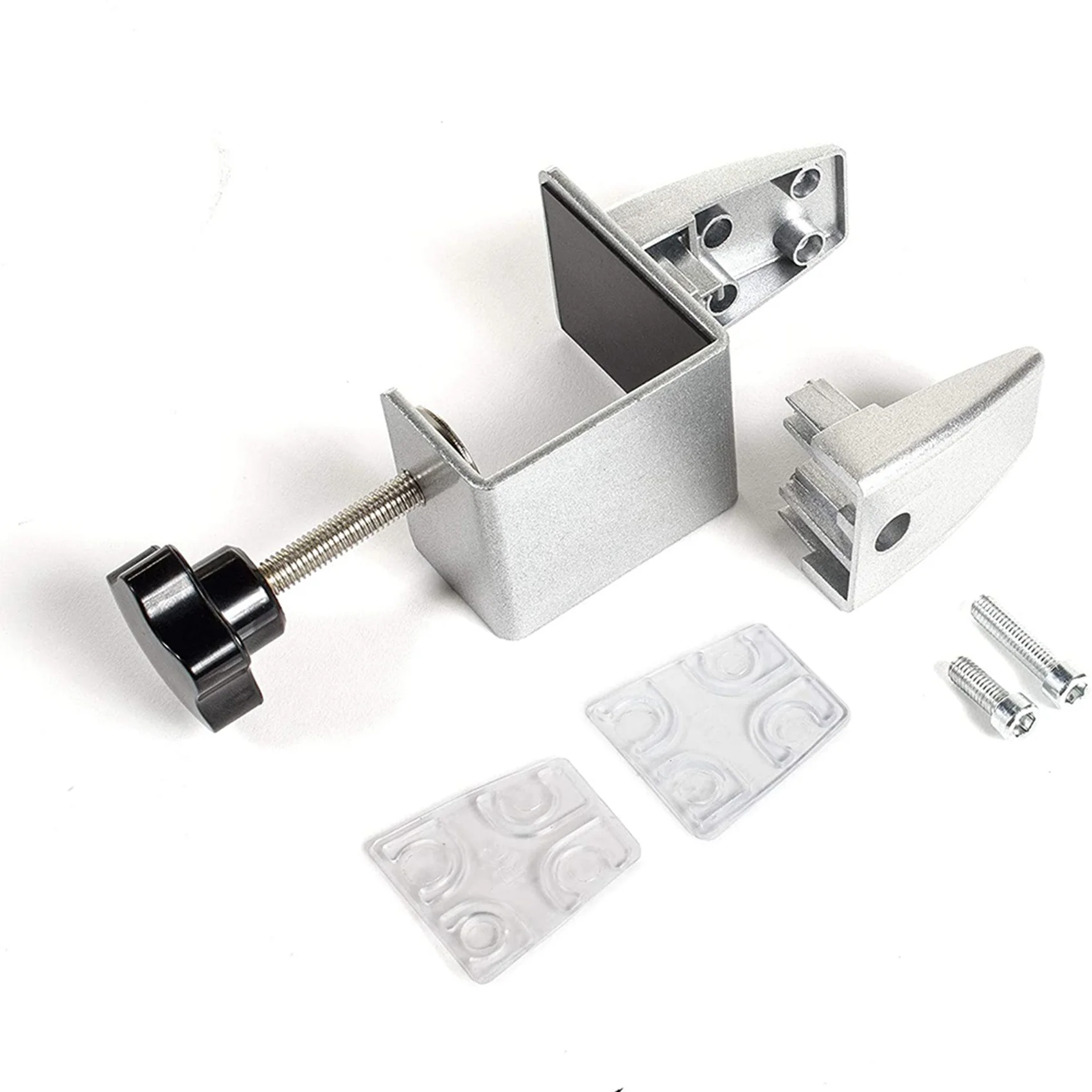 

-WSFS 20Pcs Sneeze Guard Clamp Bracket Desk Partition Clamp For 1/8Inch To 1Inch Thick Acrylic Panels Adjustable C Shape Clamp