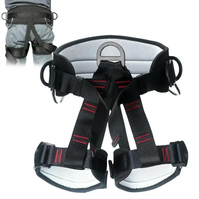 

Safety Harness For Roofing Adjustable Climbing Safety Harness Half Body Working At Heights Breathable Belt Unisex Equipment For