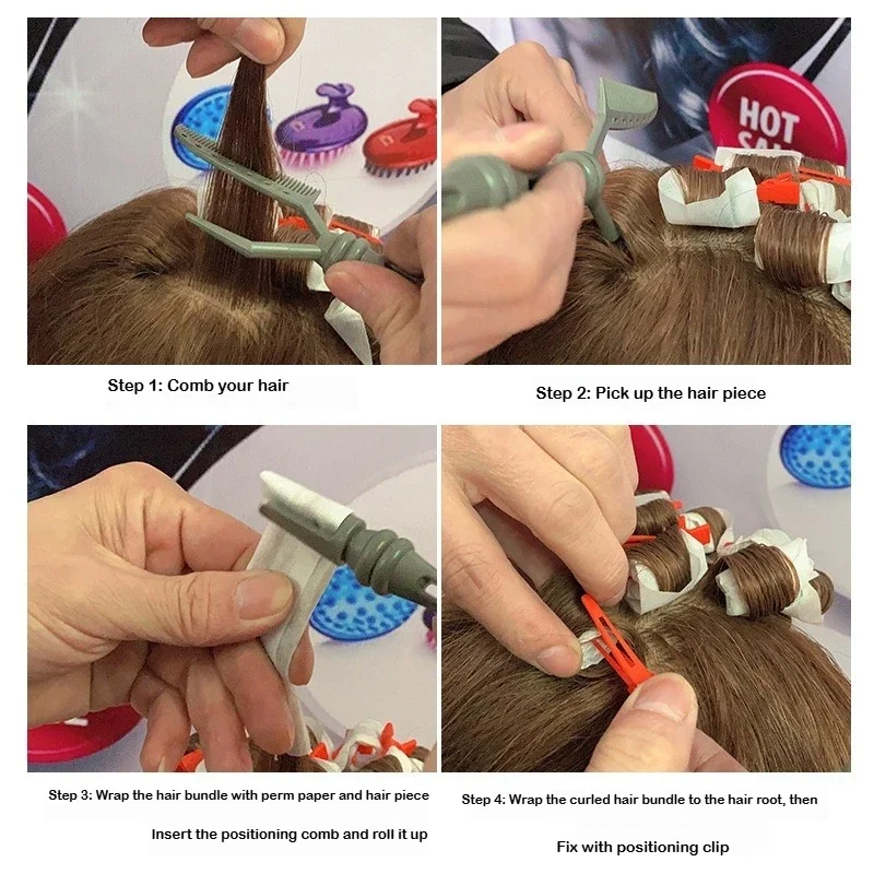 3pc Positioning Perm Texture Combs Set