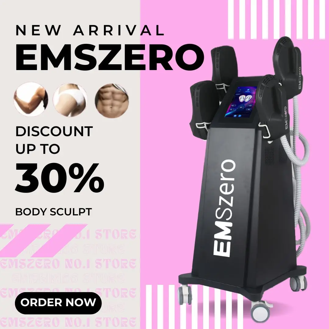 EMSzero RF 6500W 15 Tesla EMS Slimming Machine Hi-emt Nova Body Sculpting High Strength Pelvic Muscle Stimulator Salon Equipment