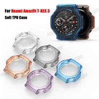 Protective Case Cover For Amazfit T-REX 3 Bumper Soft TPU Shell Frame For Huami Amazfit T Rex 3 Protector Smart Watch Accessory