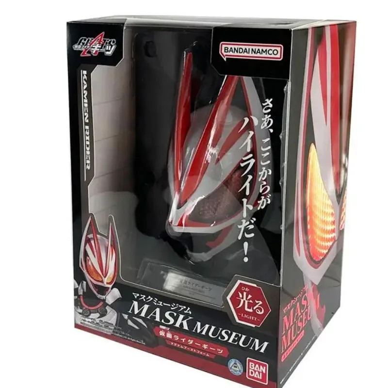 Bandai-figura de acción de Kamen Rider para niños, modelo de estatua luminosa, decoración de Anime, juguetes originales, regalo para niños